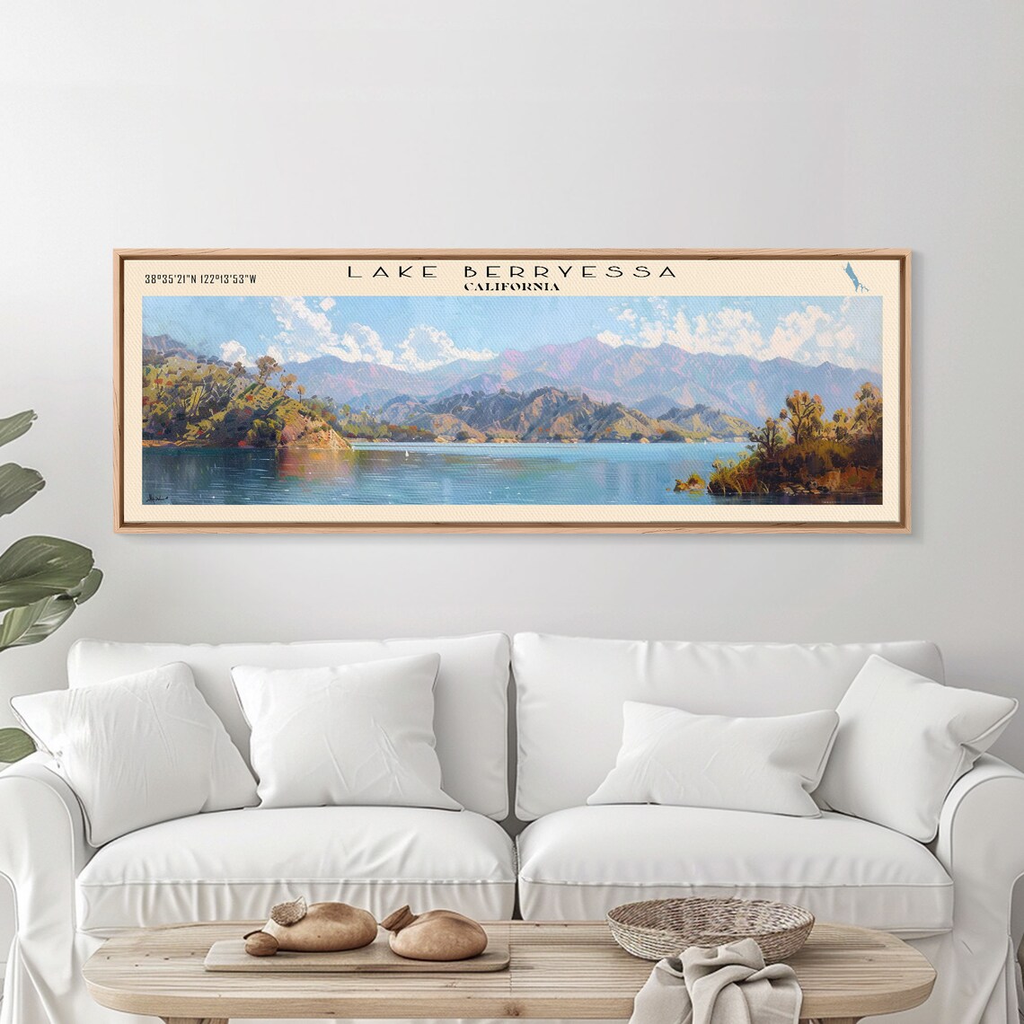Lake Berryessa California Mountain Vista Lake View Travel Poster - Image 4
