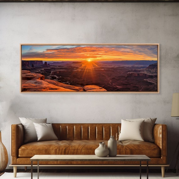 Panoramic Of Canyonlands National Park Extra Large Wall Art Panoramic Wall Art Panoramic Print Landscape Photography Landscape Print