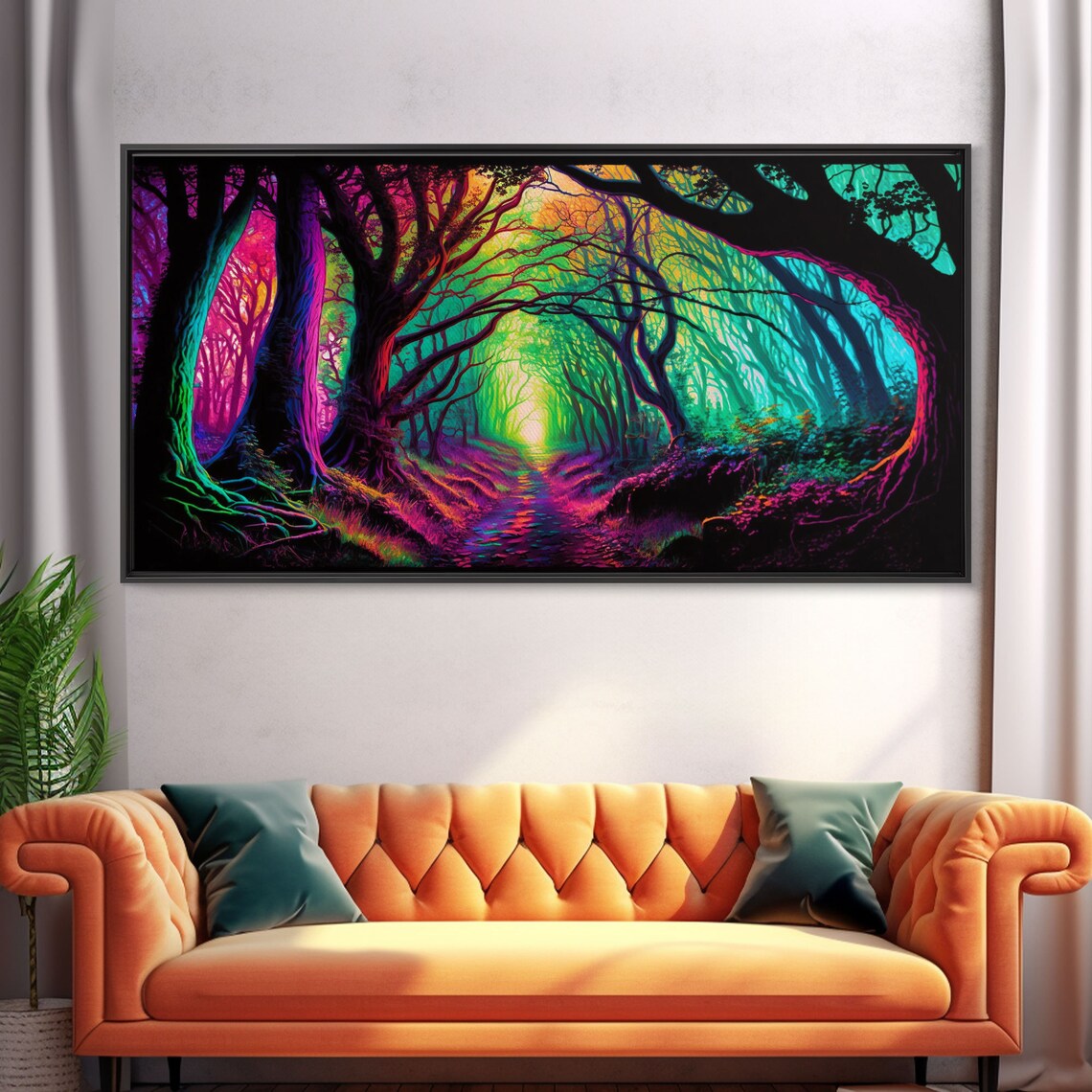 Secret Grove Fantasy Art Forest Landscape Print - Image 5