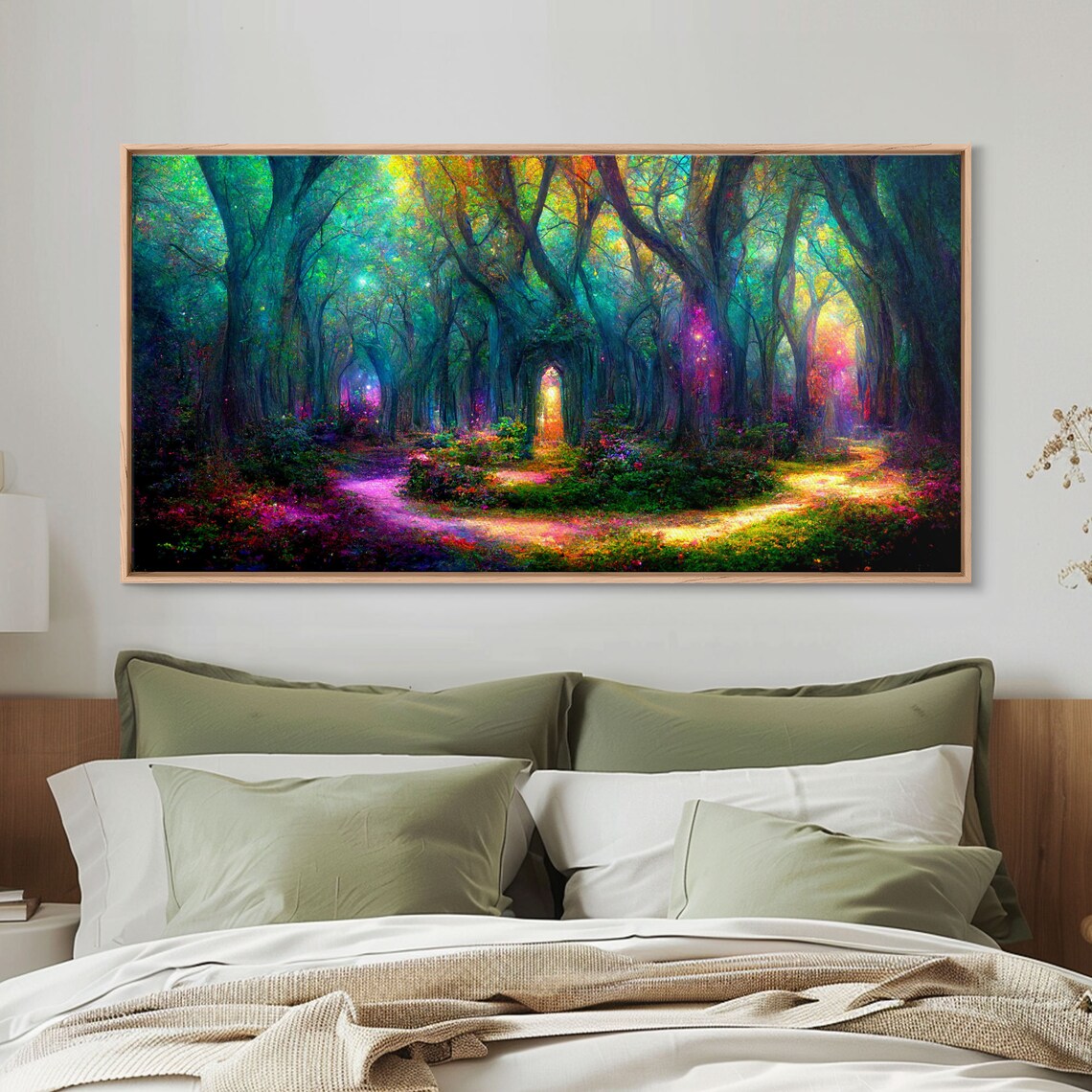 Magical Forest Fantasy Landscape Art Print - Image 5