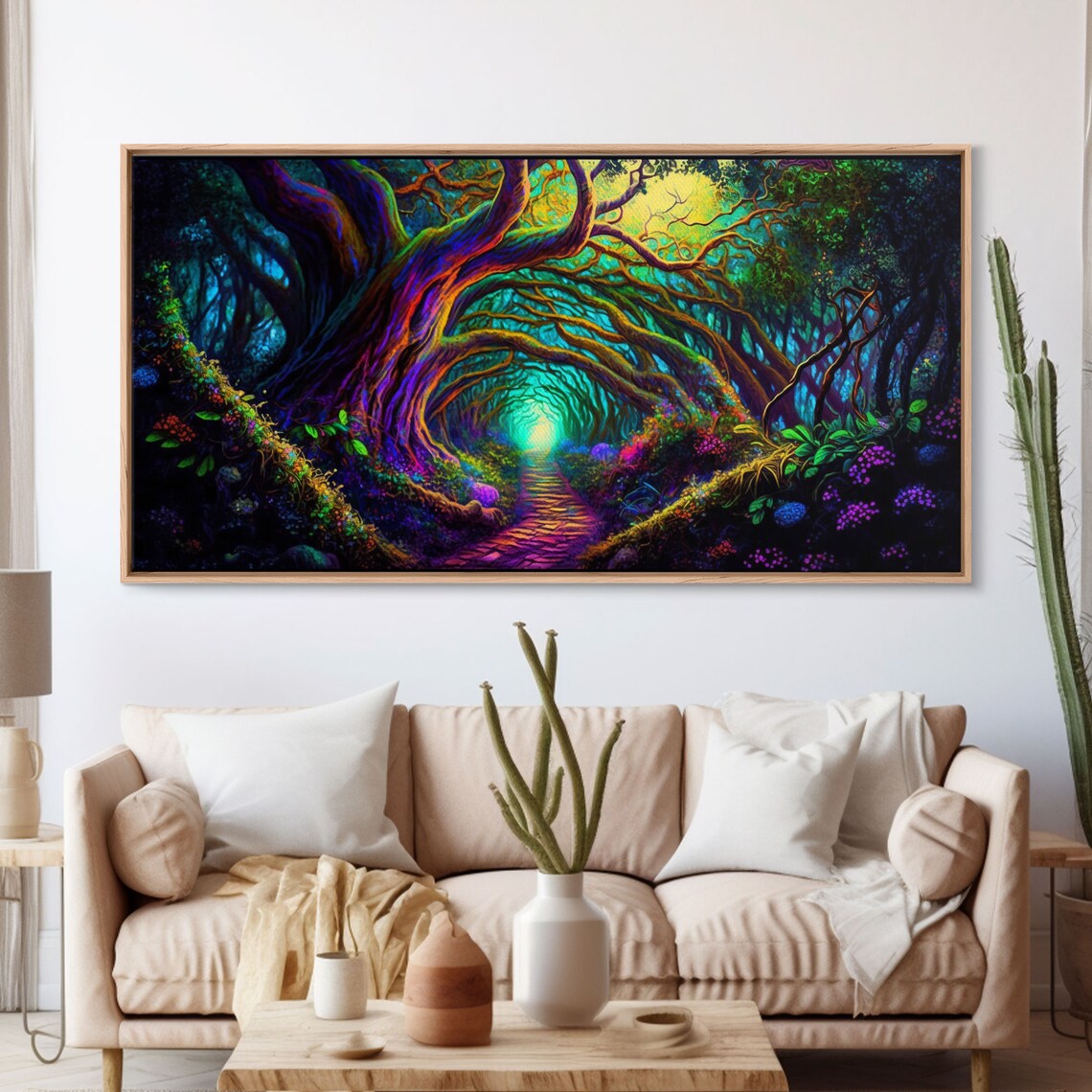 Fantasy Wall Art Print, Magical Forest Landscape - Image 3