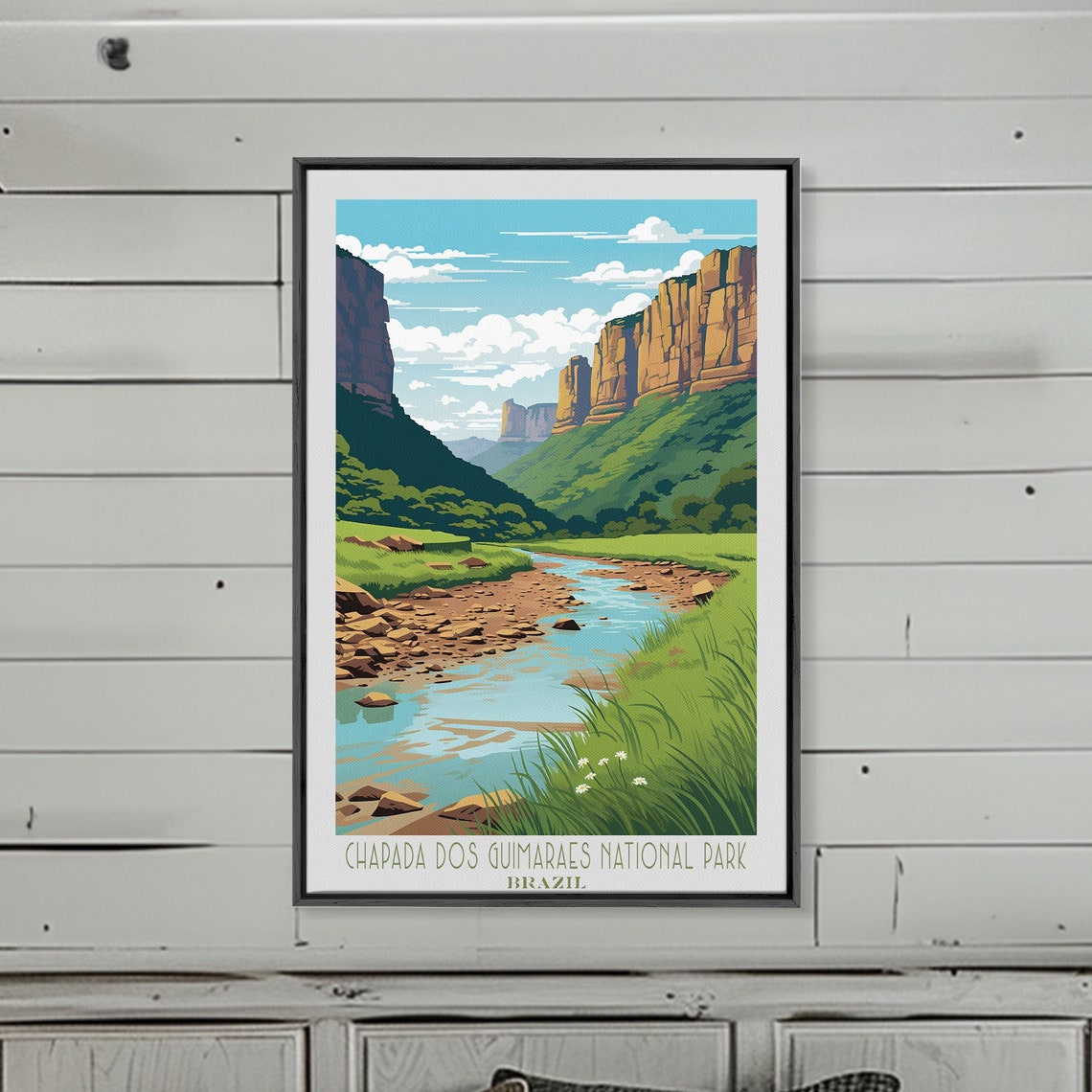 Chapada dos Guimaraes National Park Brazil Canyon River View Poster - Image 4