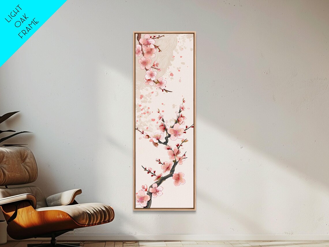 Cherry Blossom Branches, Ukiyo-E Woodblock Art Print - Image 5