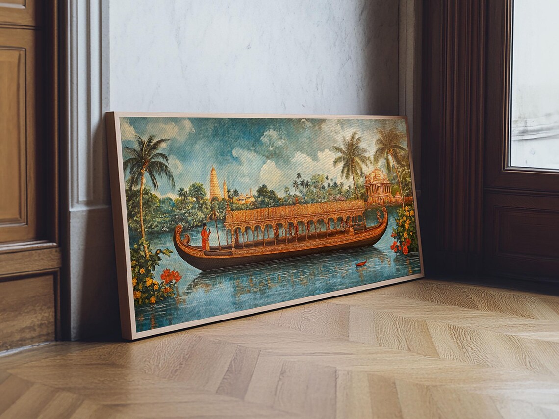 Kerala Jaipur Garden Mural Indian Wall Art Print - Image 2