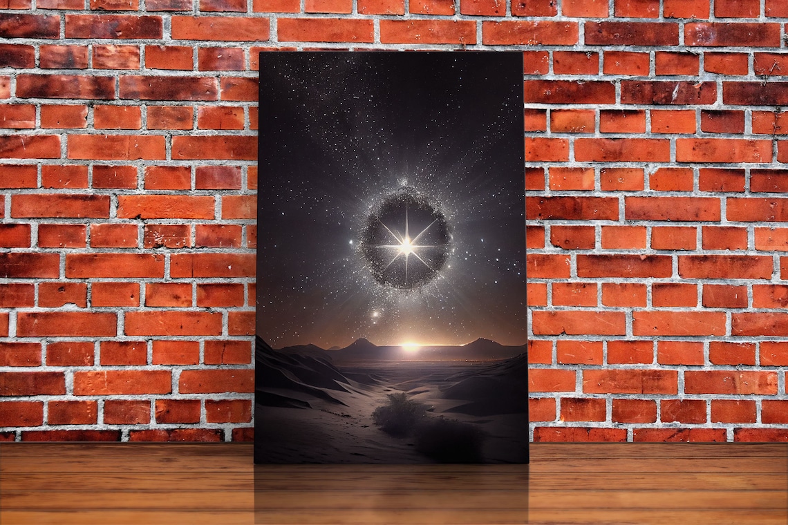 North Star Over the Sahara, Van Gogh-Inspired Art Print - Image 5