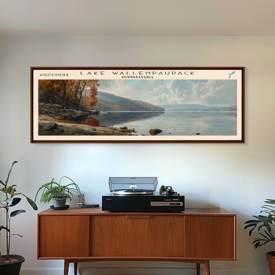 Lake Wallenpaupack Pennsylvania Travel Poster - Image 4