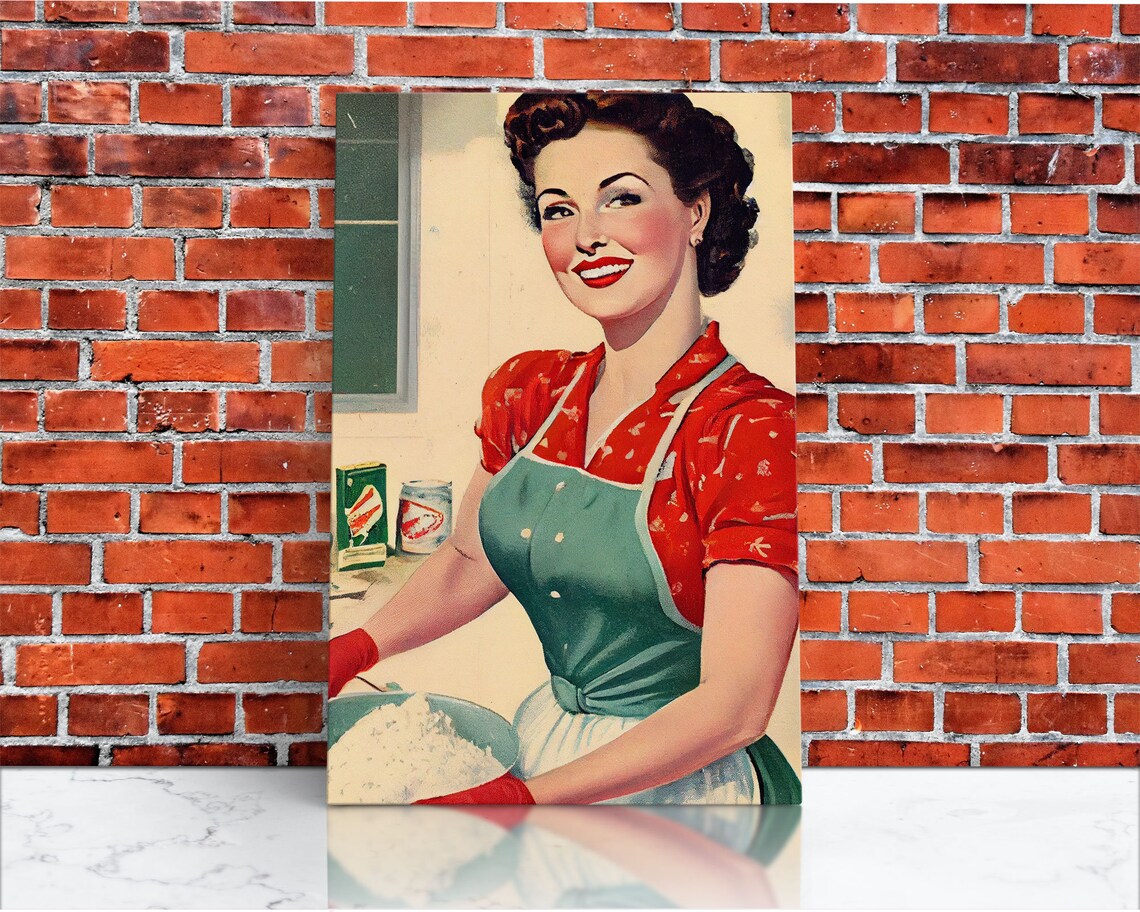 Retro 1950s Baking Advertisement, Kitchen Art Print - Image 3