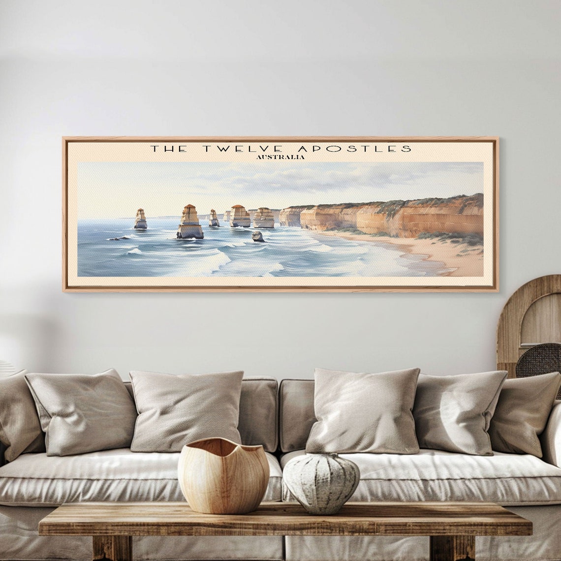Twelve Apostles Australia Limestone Sea Stacks Cliffs Travel Poster - Image 6