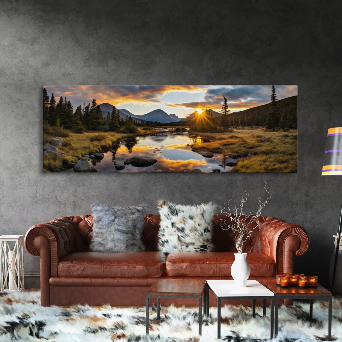 Rocky Mountain National Park Panoramic Art Print