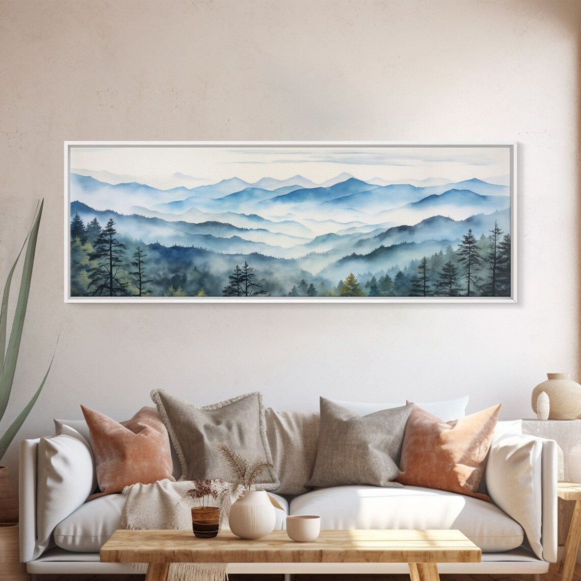 Blue Ridge Mountains National Park Watercolor Art Print - Image 5