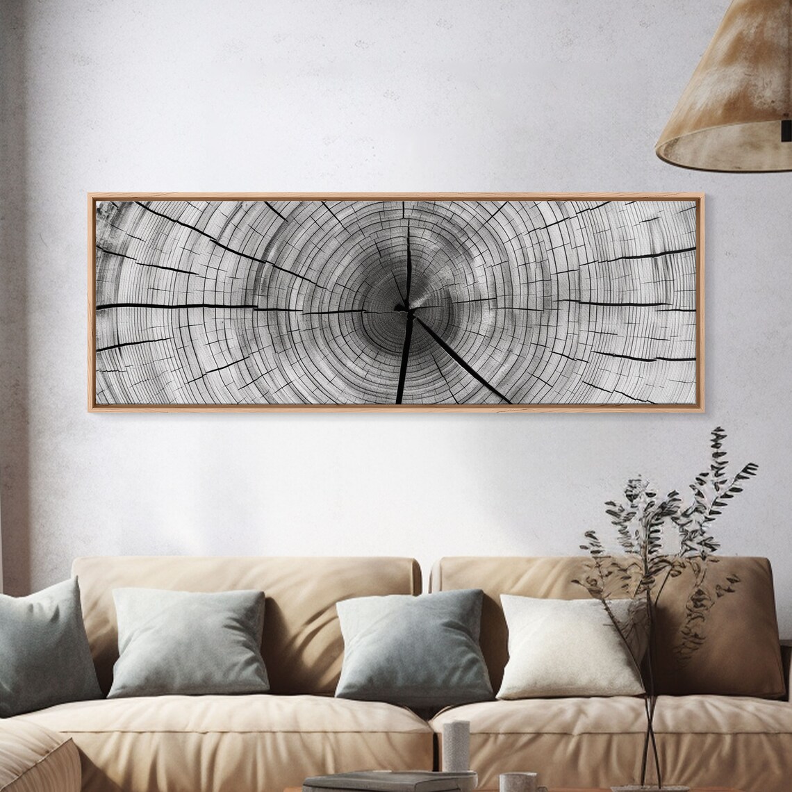 Tree Ring Art Print, Tree of Life Nature Poster - Image 4