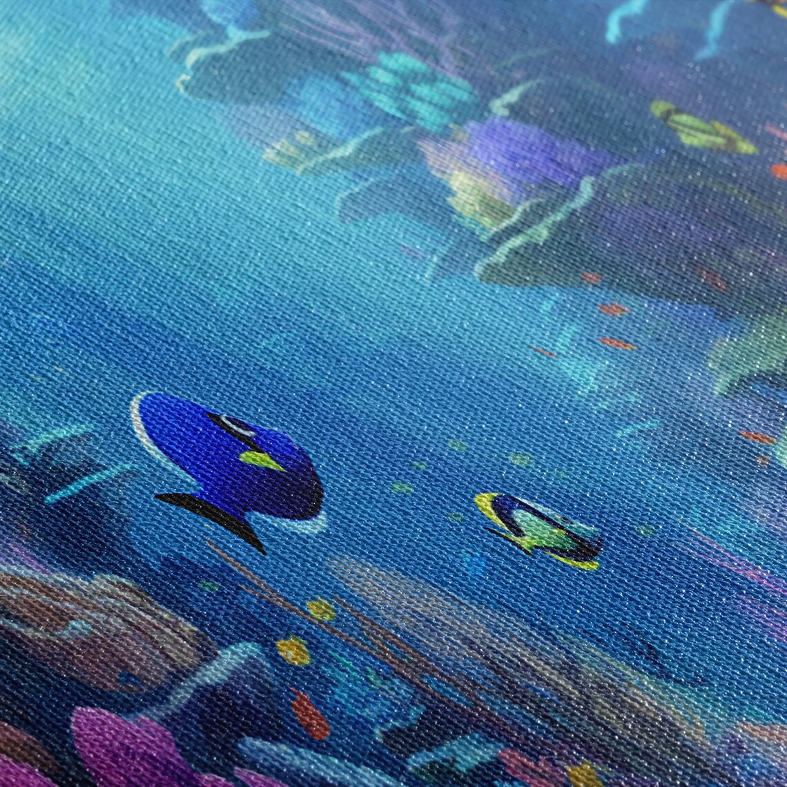 Great Barrier Reef Underwater Painting Art Print - Image 2