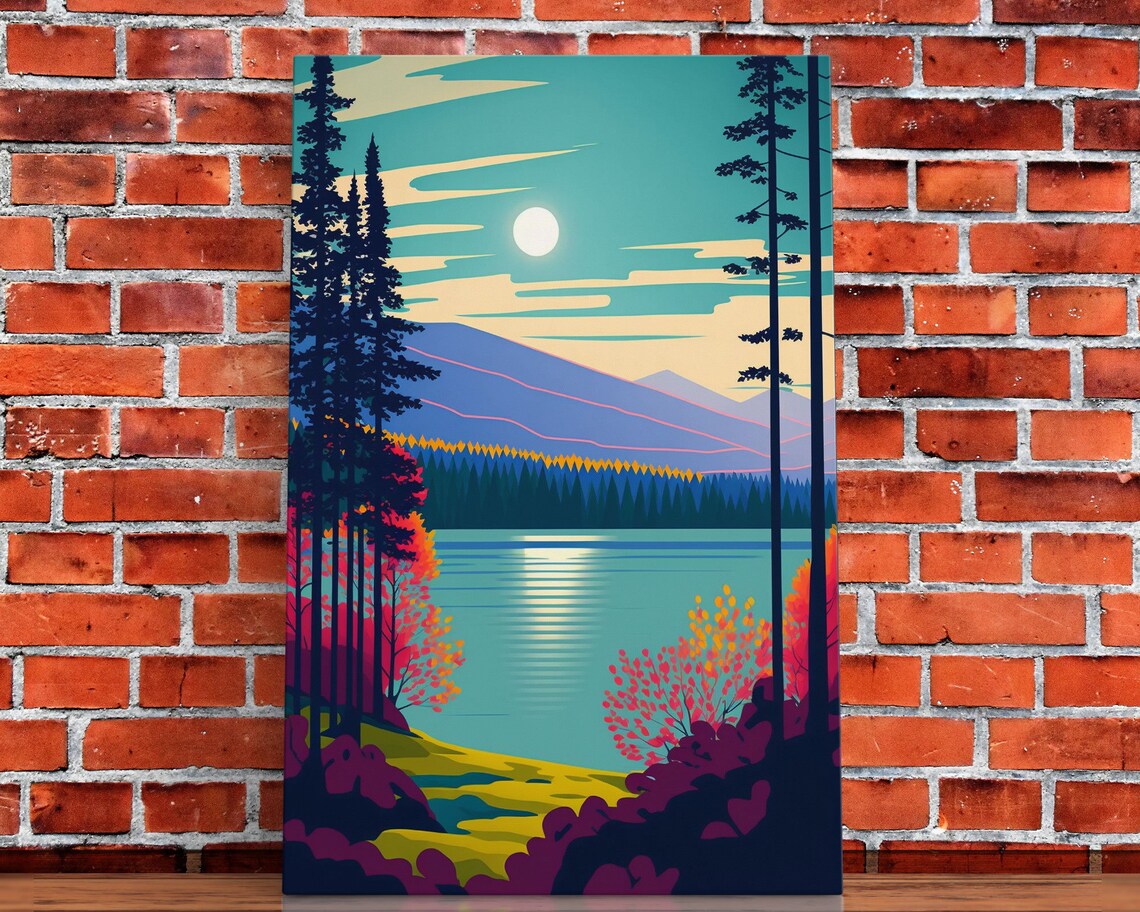 Pacific Northwest Pop Art, Scandinavian Inspired Poster - Image 5
