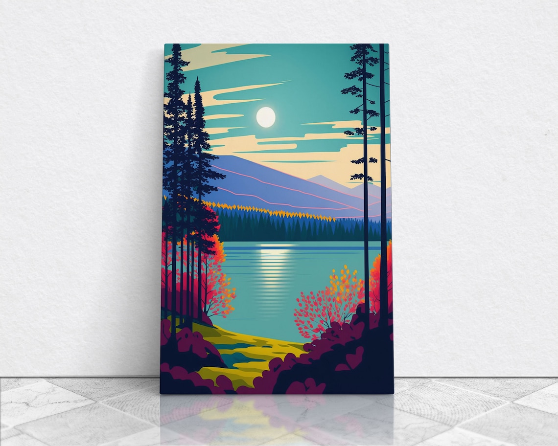 Pacific Northwest Pop Art, Scandinavian Inspired Poster - Image 6