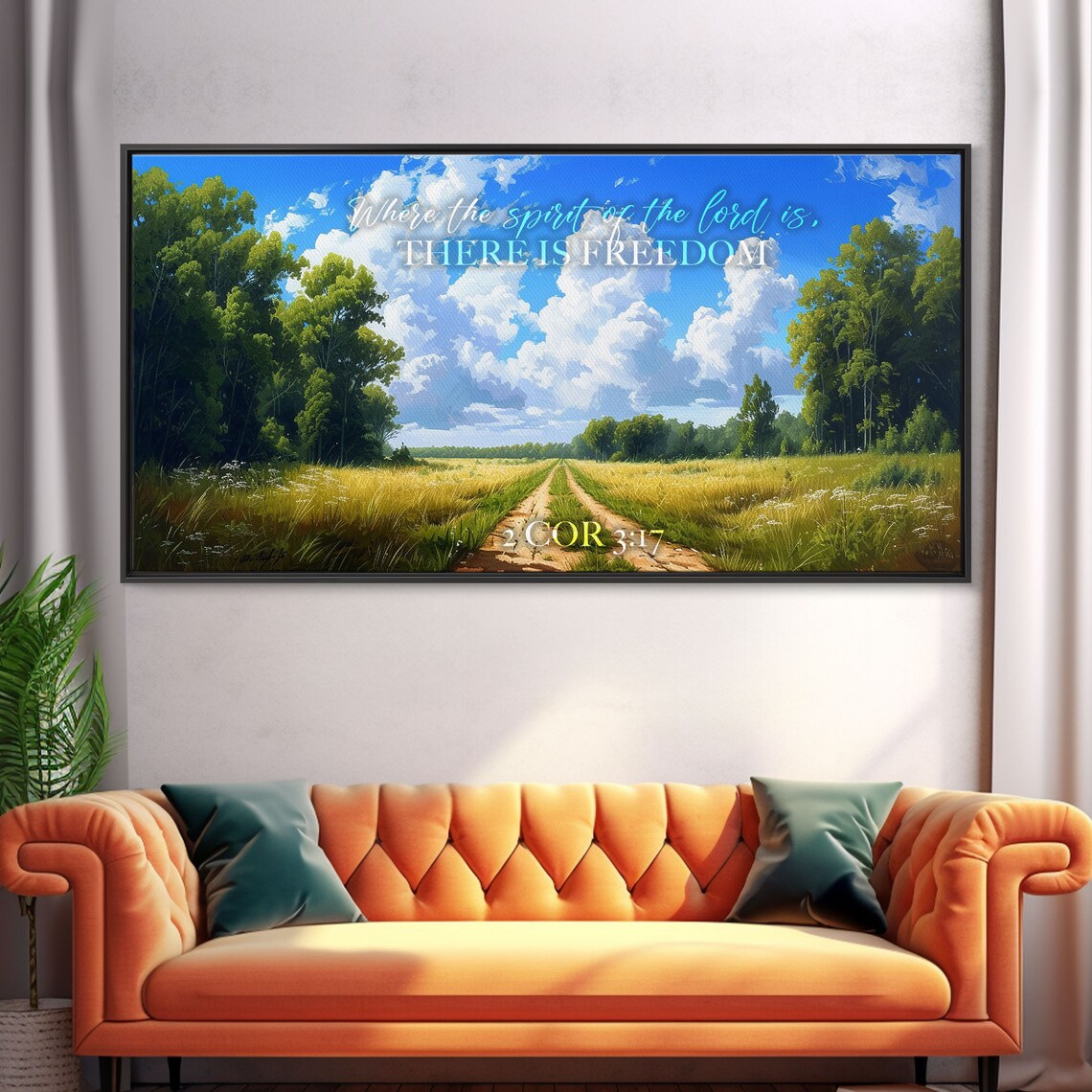 2 Corinthians 3:17 Scripture Wall Art, Inspirational - Image 4
