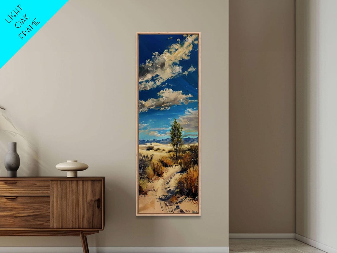 Lone Pine Tree In Western Desert Valley With Mountains Big Sky Poster - Image 5