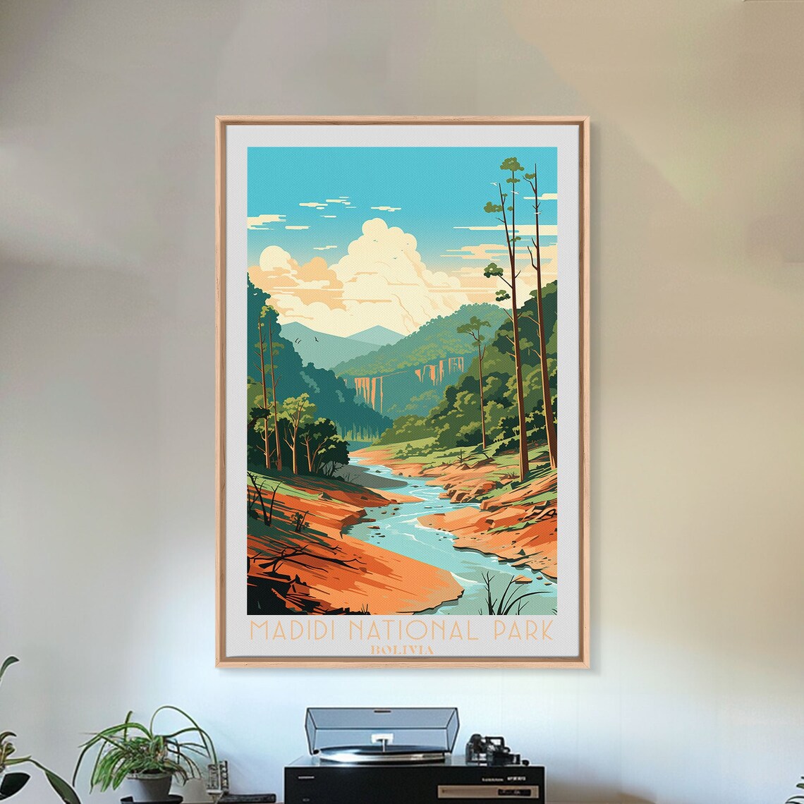 Madidi National Park Bolivia Jungle River Valley Rainforest Poster - Image 6