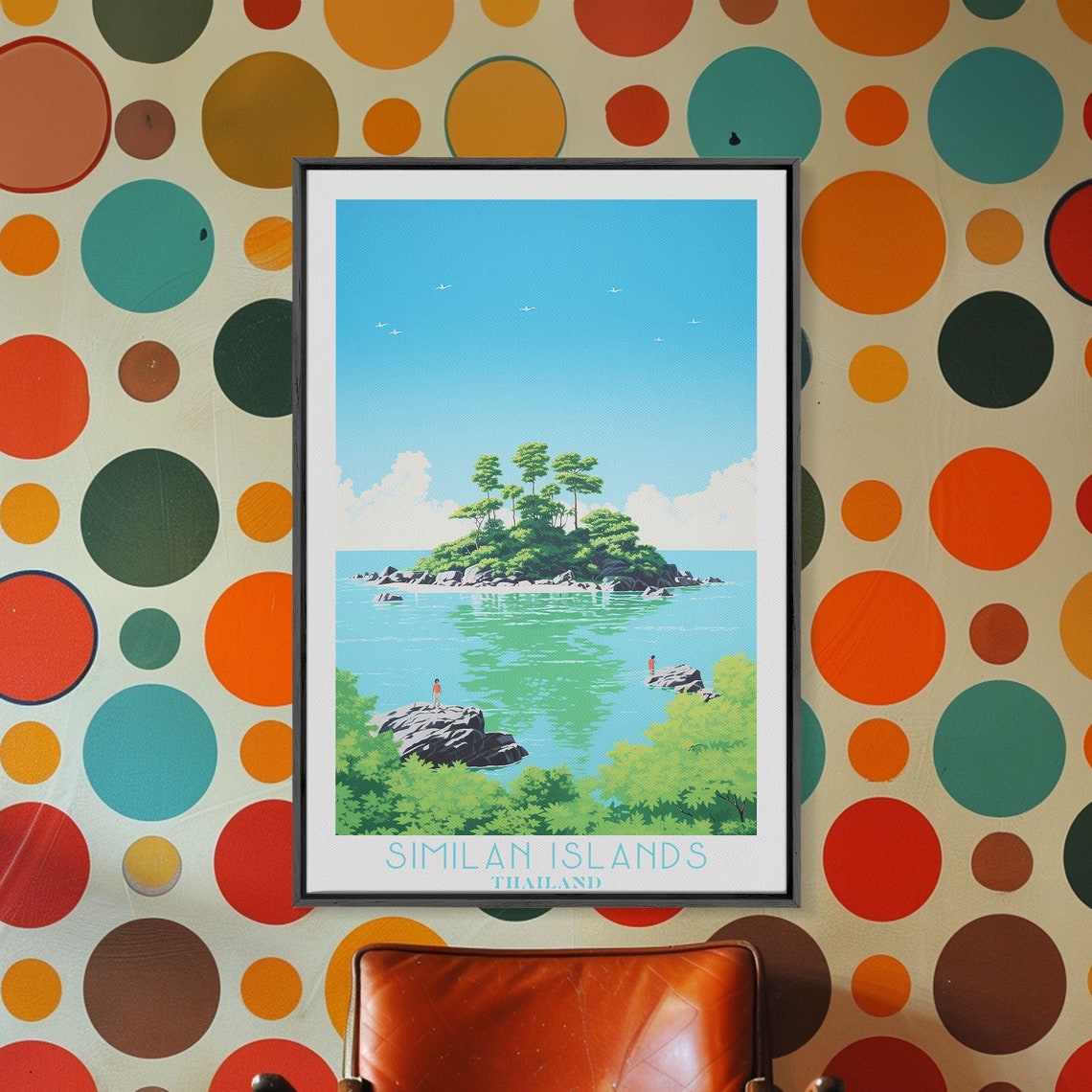 Similan Islands Thailand Tropical Islet Turquoise Water Beach Poster - Image 6