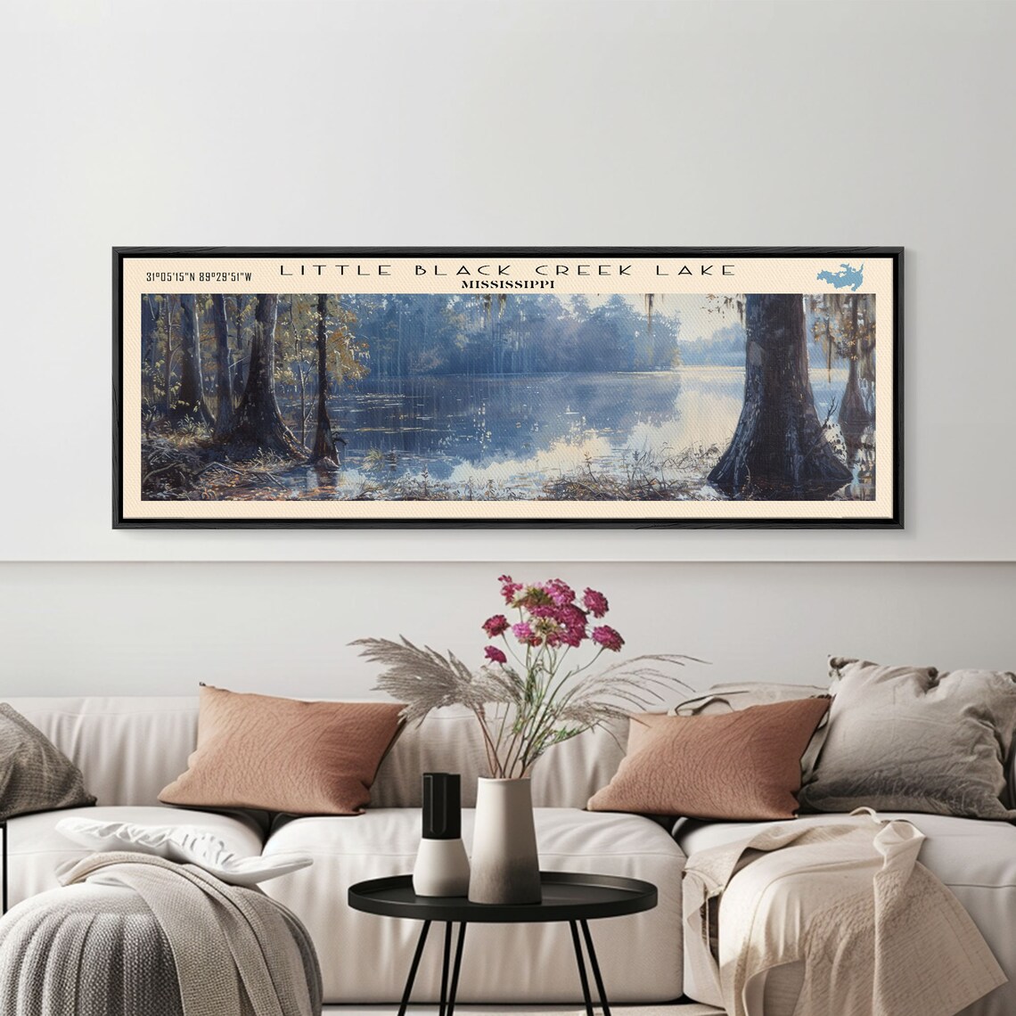 Little Black Creek Lake Mississippi Travel Poster - Image 5
