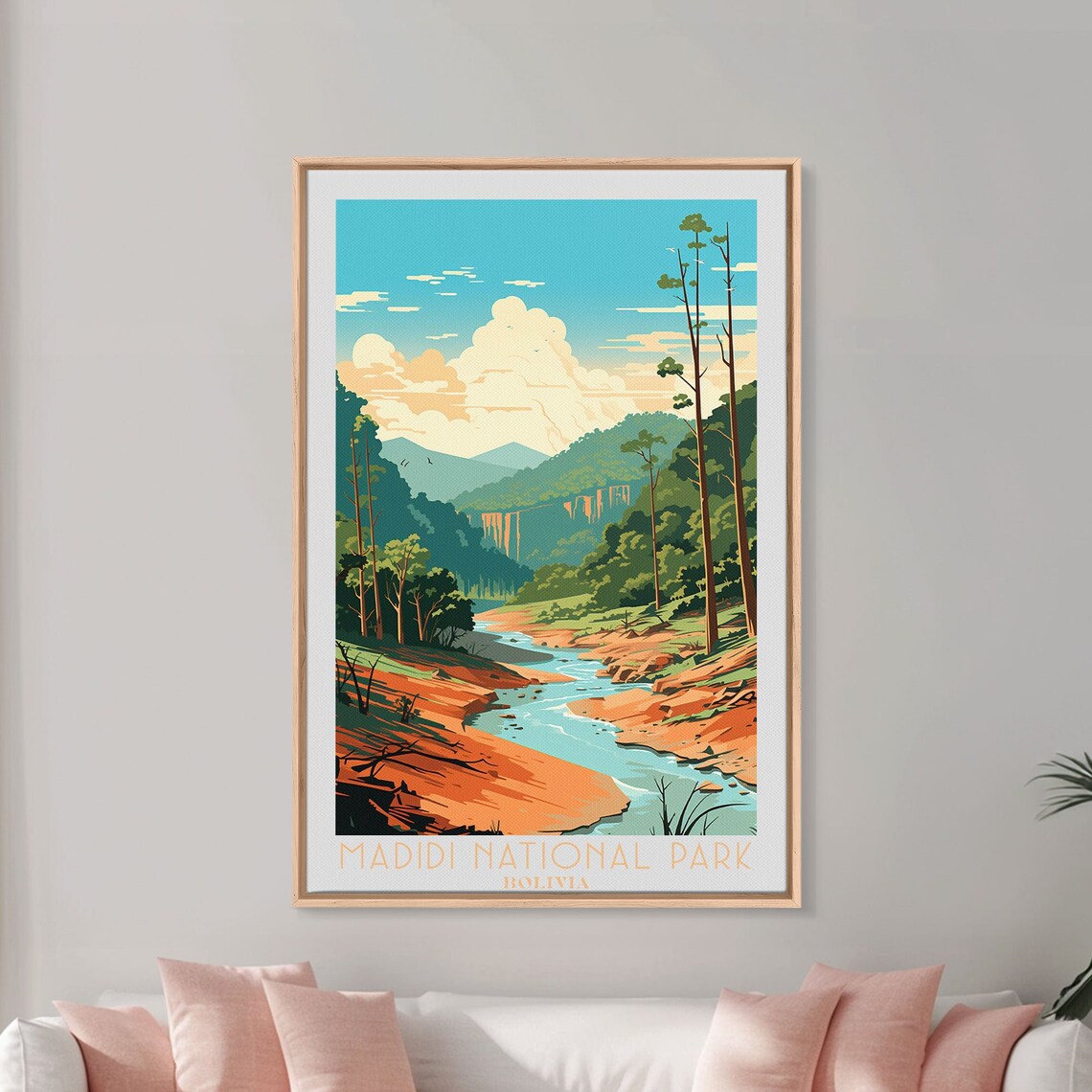 Madidi National Park Bolivia Jungle River Valley Rainforest Poster - Image 5