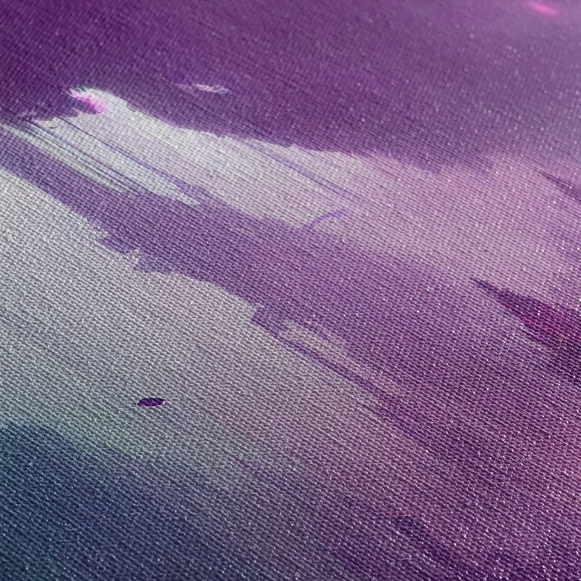 Purple Underwater Fantasy City Sunken Ruins Panoramic Sci Fi Poster - Image 2
