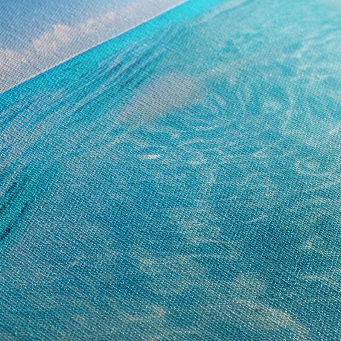 Turks and Caicos Beach Panoramic Landscape Art Print - Image 2