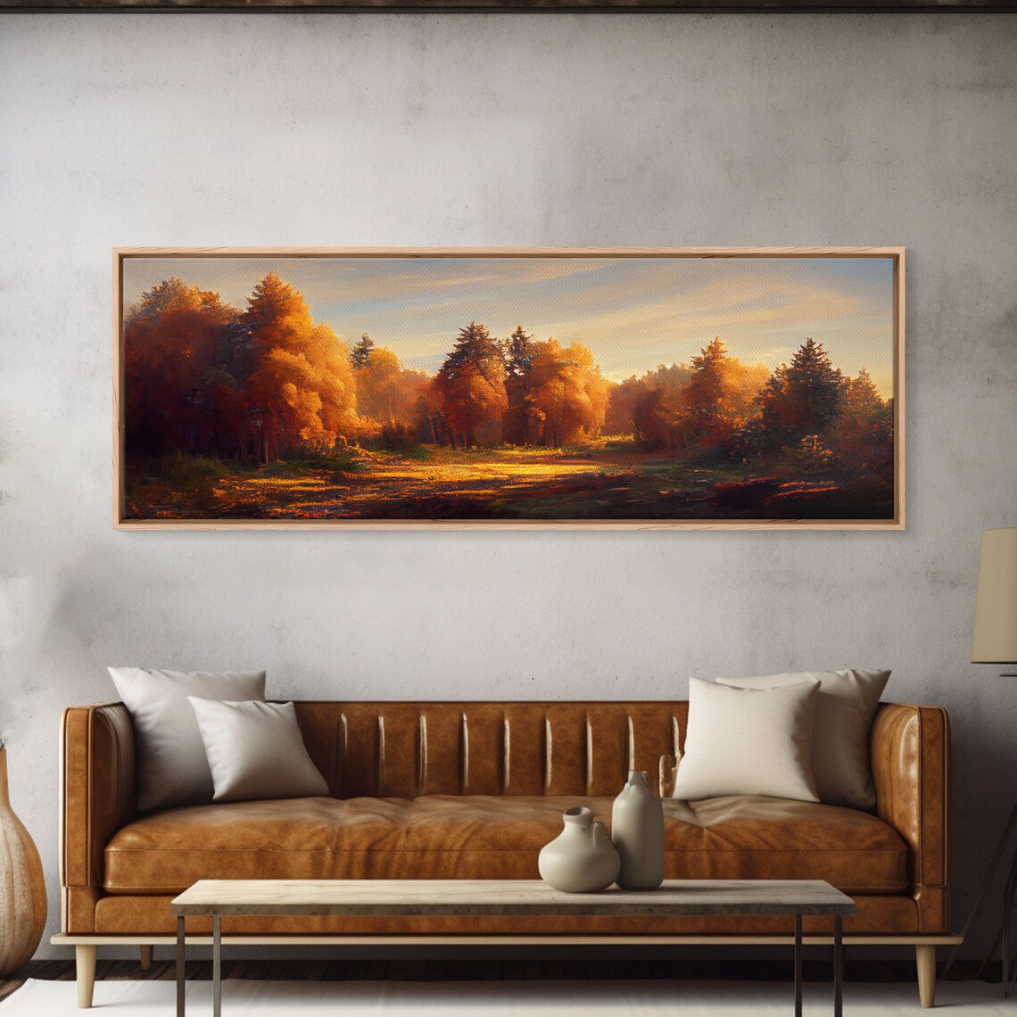 Forest In Autumn, Fall Decor Wall Art Print