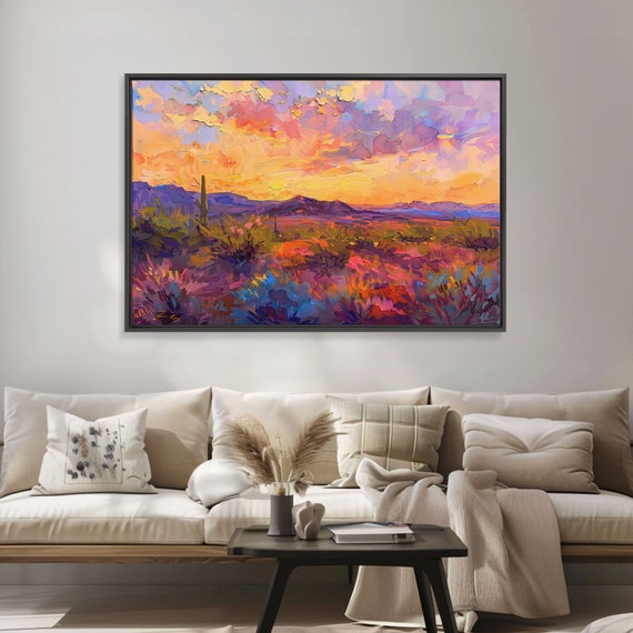 Western Wall Art Framed Print Metal Print Southwestern Home Decor Home Decor Beautiful Wall Art Desert Scenary Arizona Art