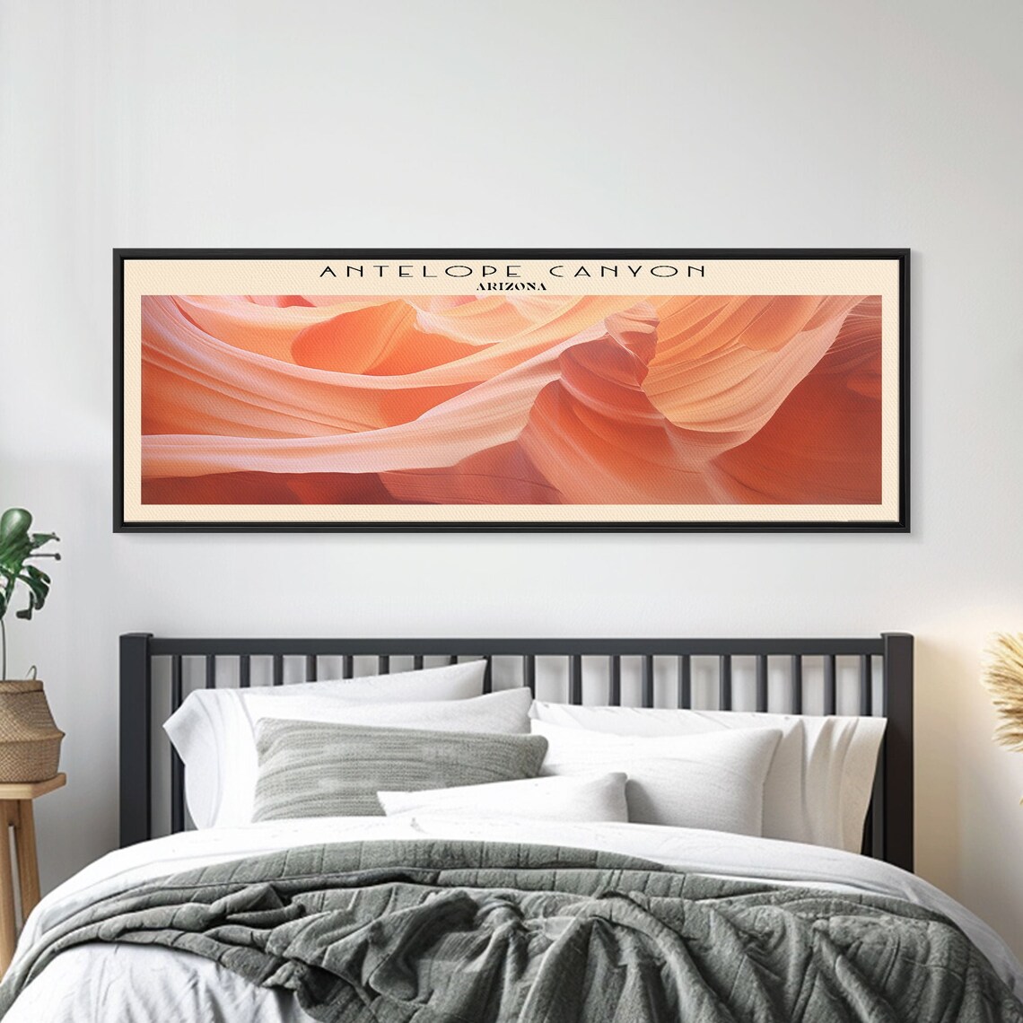 Antelope Canyon Arizona Flowing Sandstone Curves Panoramic Poster - Image 3