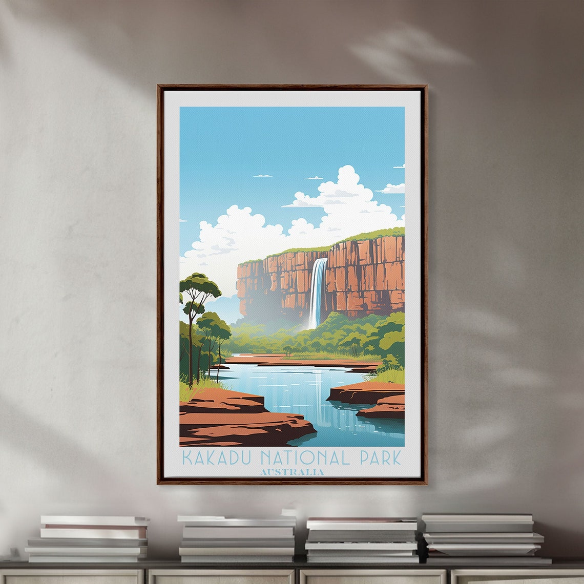 Kakadu National Park Australia Waterfall Sandstone Escarpment Poster - Image 3