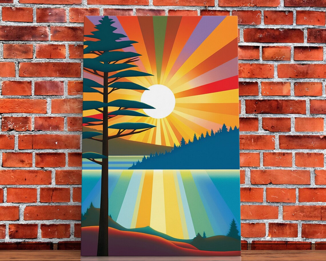 Pacific Northwest Pop Art, Scandinavian Minimalist Art Print - Image 5