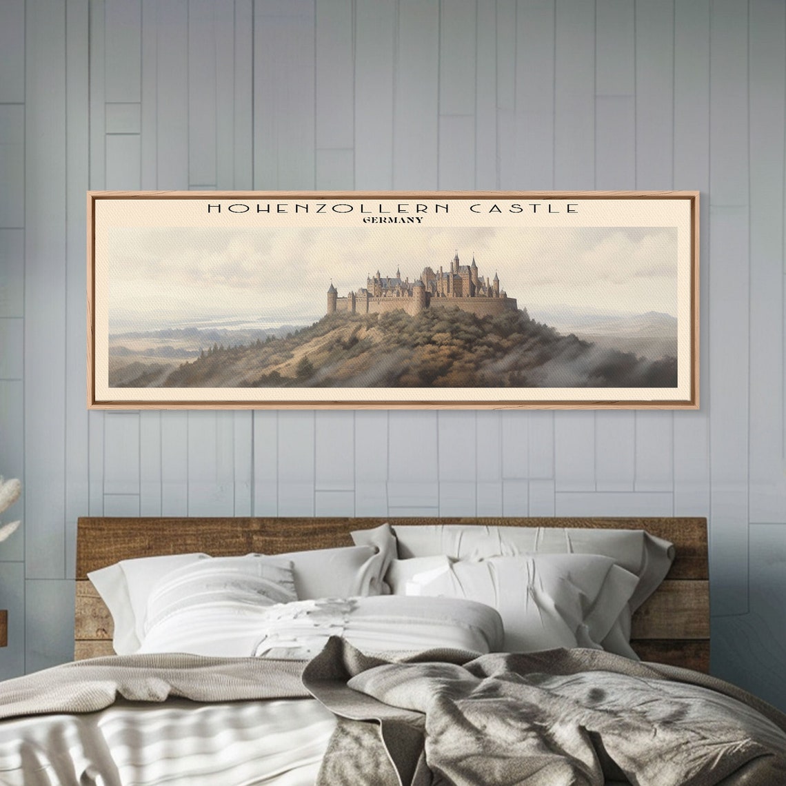 Hohenzollern Castle Germany Hilltop Fortress Valley View Travel Poster - Image 3