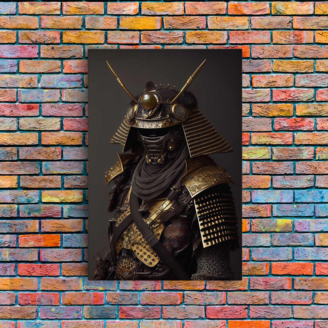 Samurai Ukiyo-E Style Art Print, Japanese Decor - Image 3