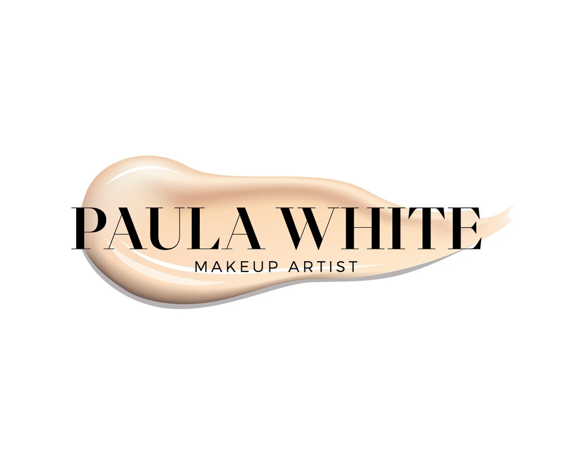 Logo Design Foundation Swatch, Beauty Salon Art Print