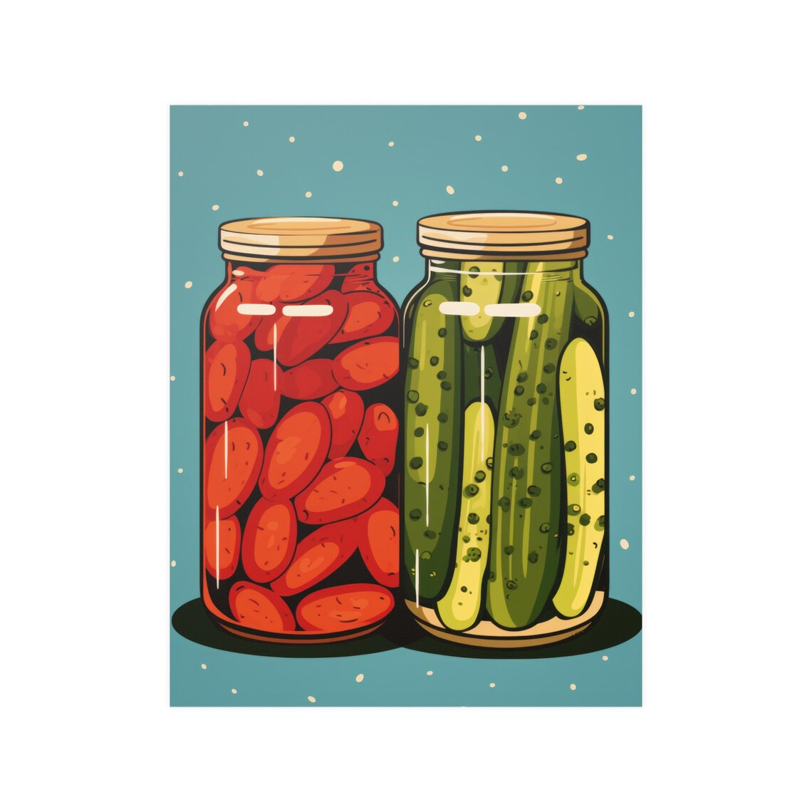 Pickles and Cucumbers, Canned Tomatoes Poster - Image 2