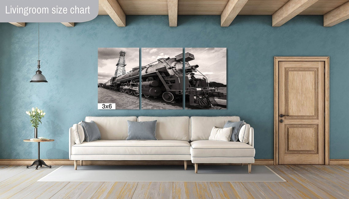 Route 66 Historical Village Frisco 4500 Steam Engine Rail Print - Image 2
