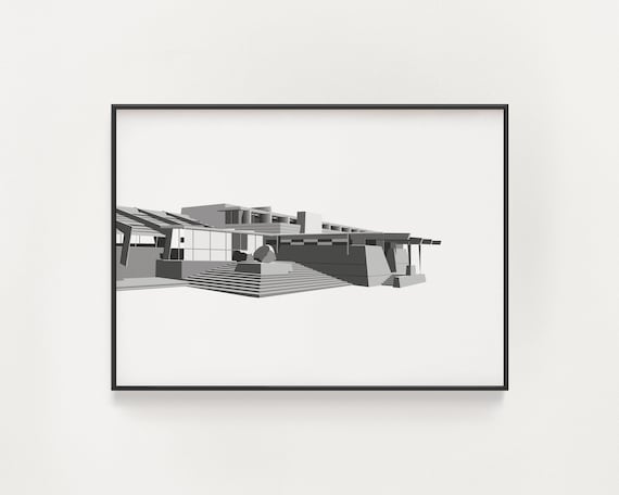 Frank Lloyd Wright Taliesin West, Arizona Travel Poster