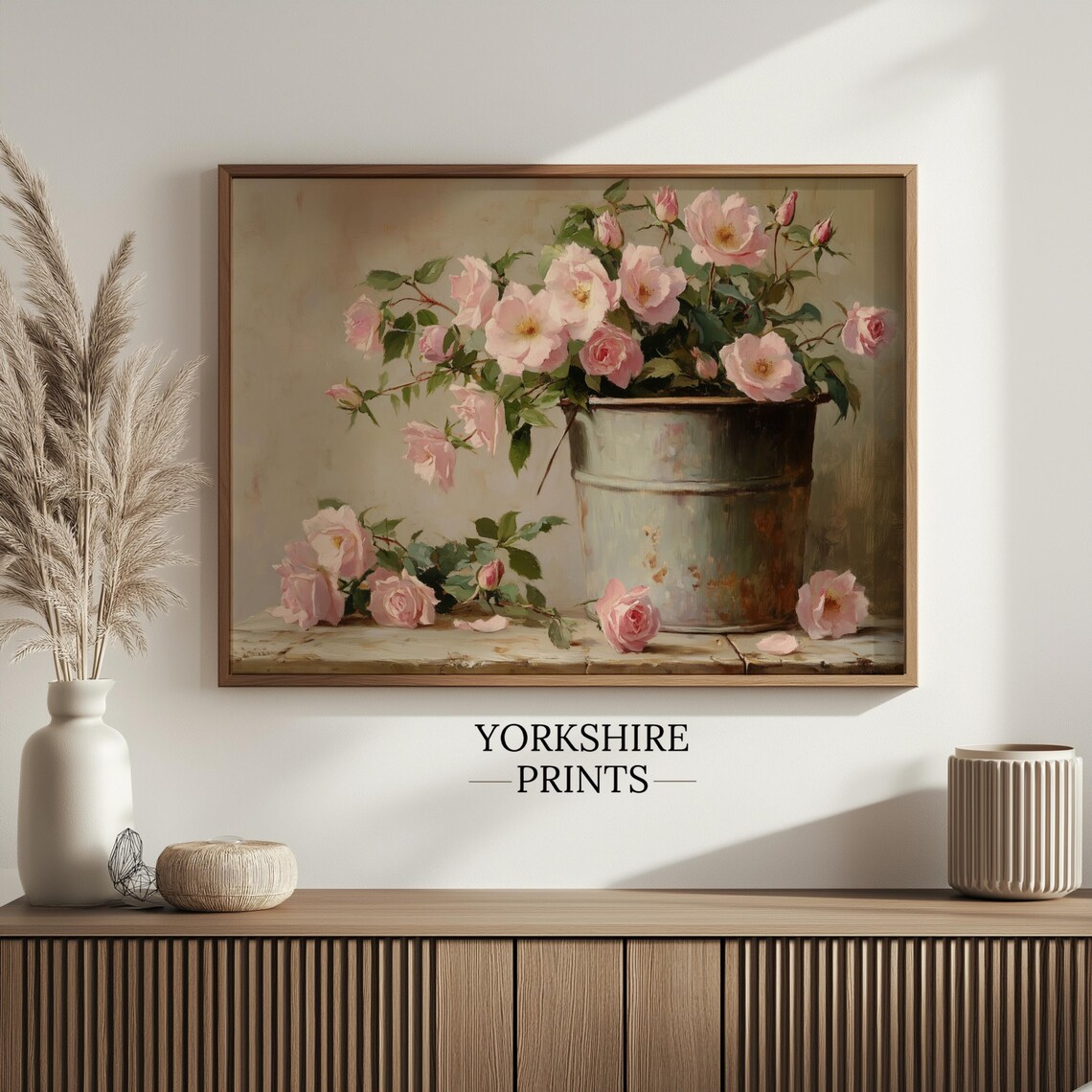 Vintage French Country Floral Botanical Art Print - Image 3