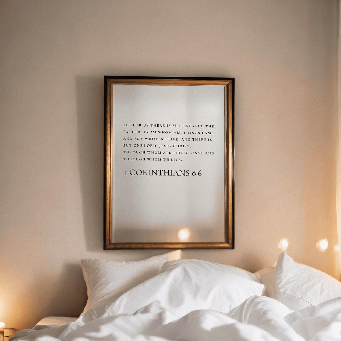 1 Corinthians 86 Christian Faith Art Print - Image 2