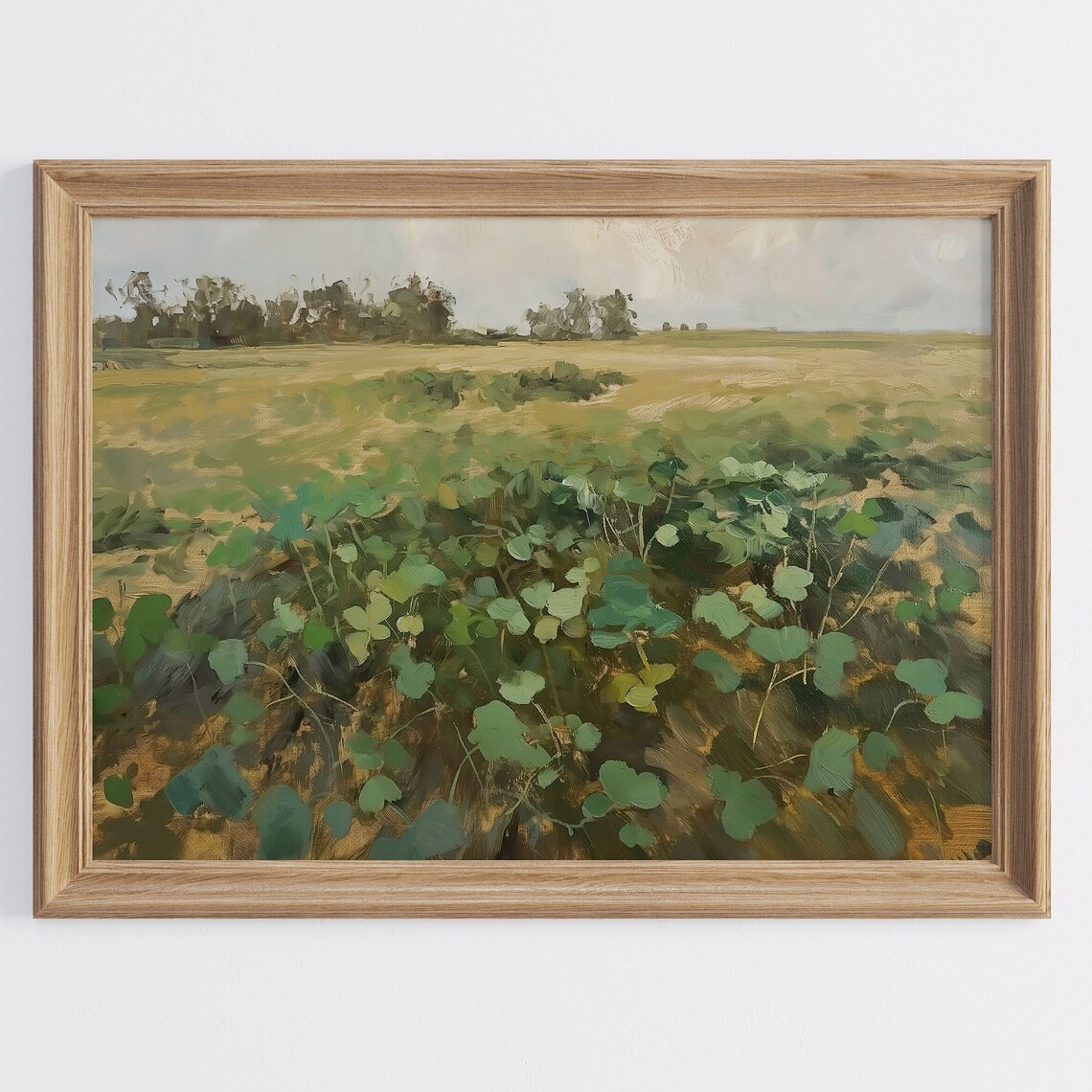 Green Spring Scenery Art Print, St Patricks Day
