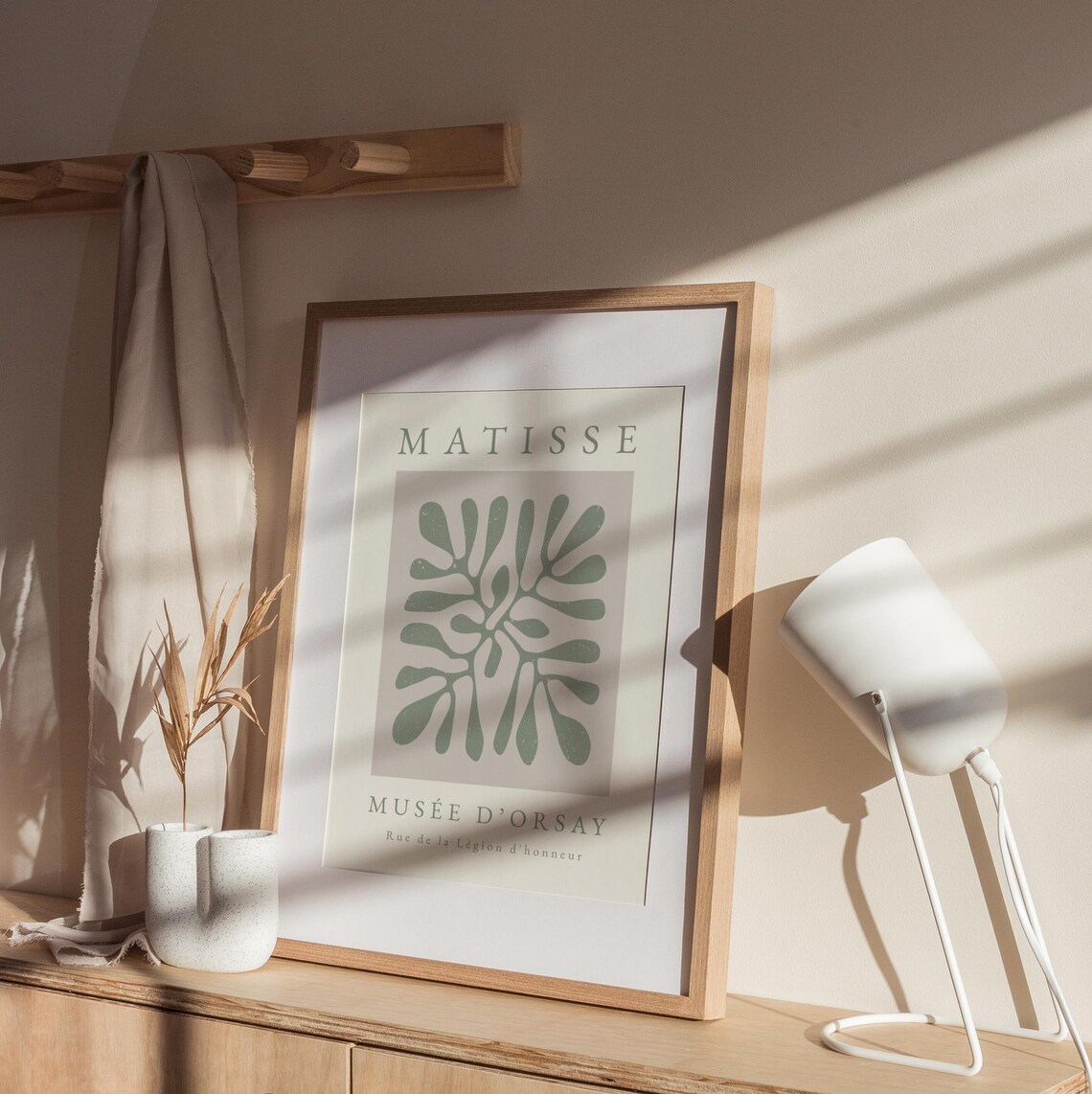 Matisse Sage Green Cut-Out Seaweed Frond Musee d'Orsay Poster - Image 4