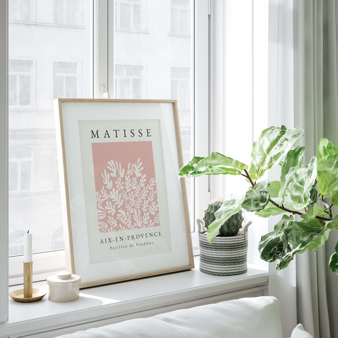 Henri Matisse Pink Art Print, Modern Wall Art - Image 2