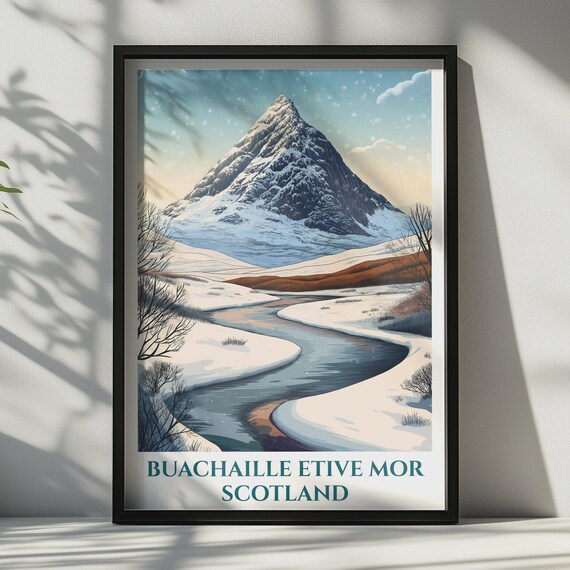 Buachaille Etive Mor, Scotland Mountain Landscape