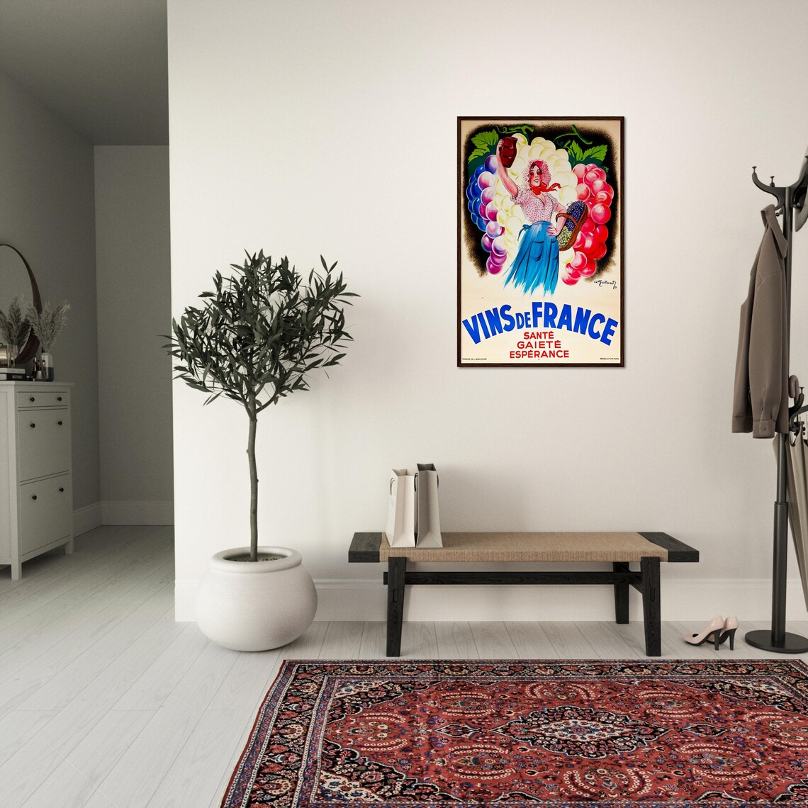 Wine Vintage Retro Advertisement, Kitchen Wall Decor - Image 4