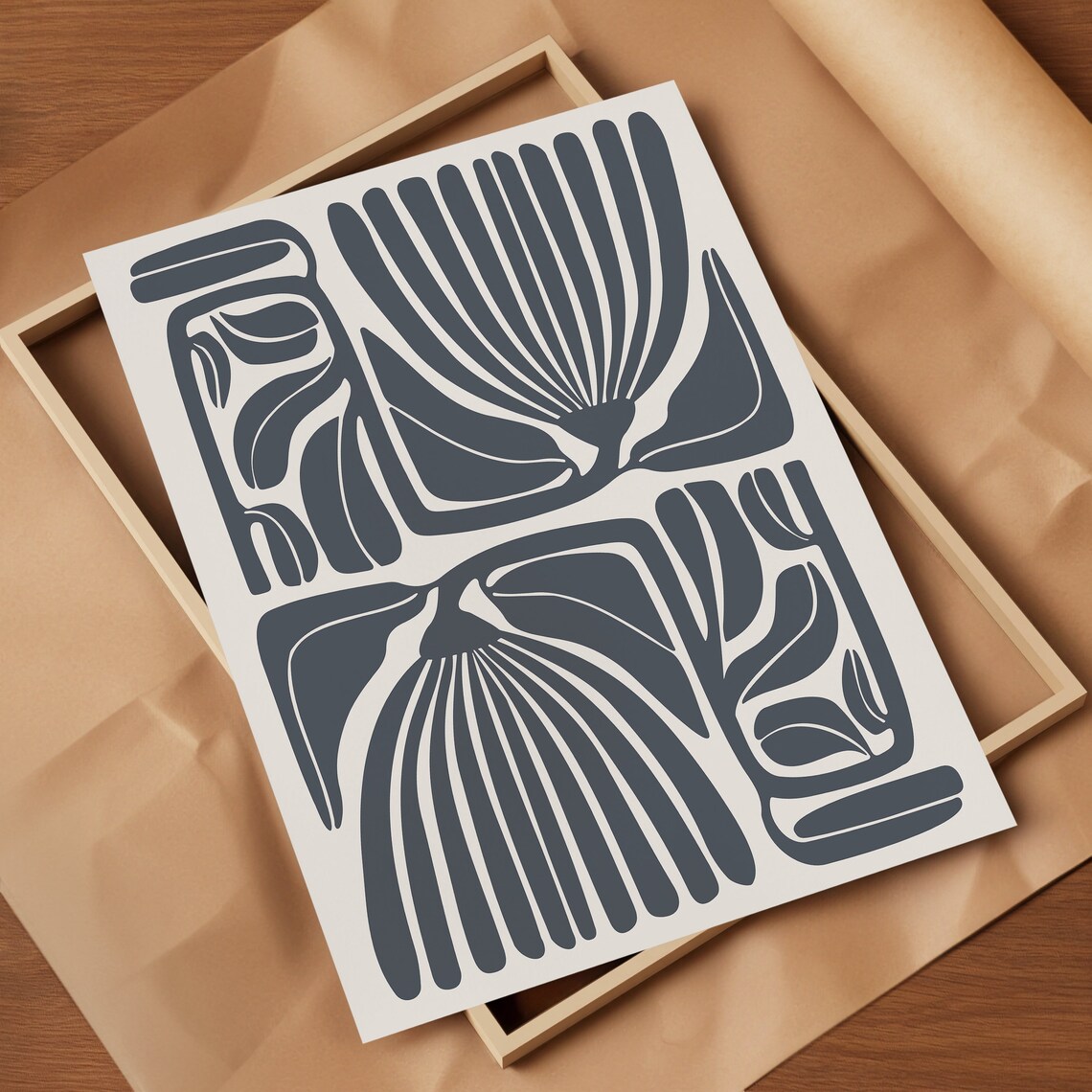 Abstract Botanical - Minimalist Travel Poster - Image 2