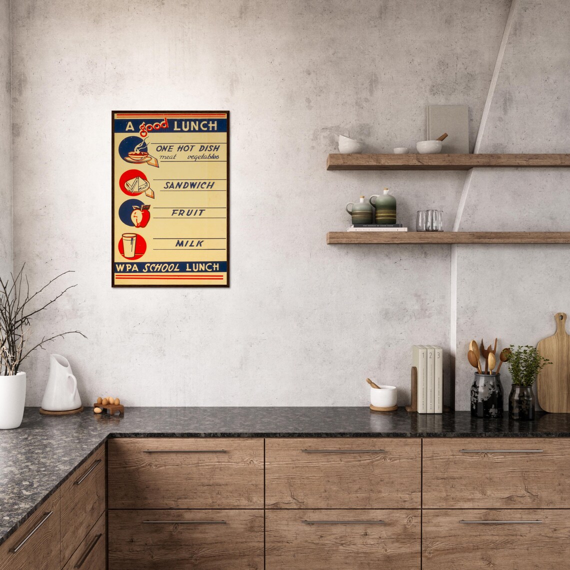 Old Advertisement Health Quote, Retro Kitchen Decor - Image 2