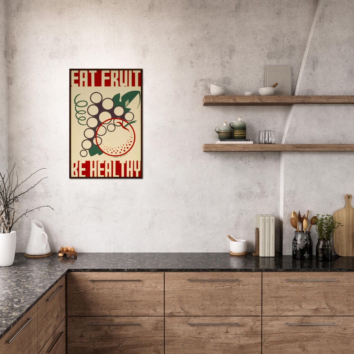 Vintage Fruit And Vegetable Advertisement Poster - Image 4