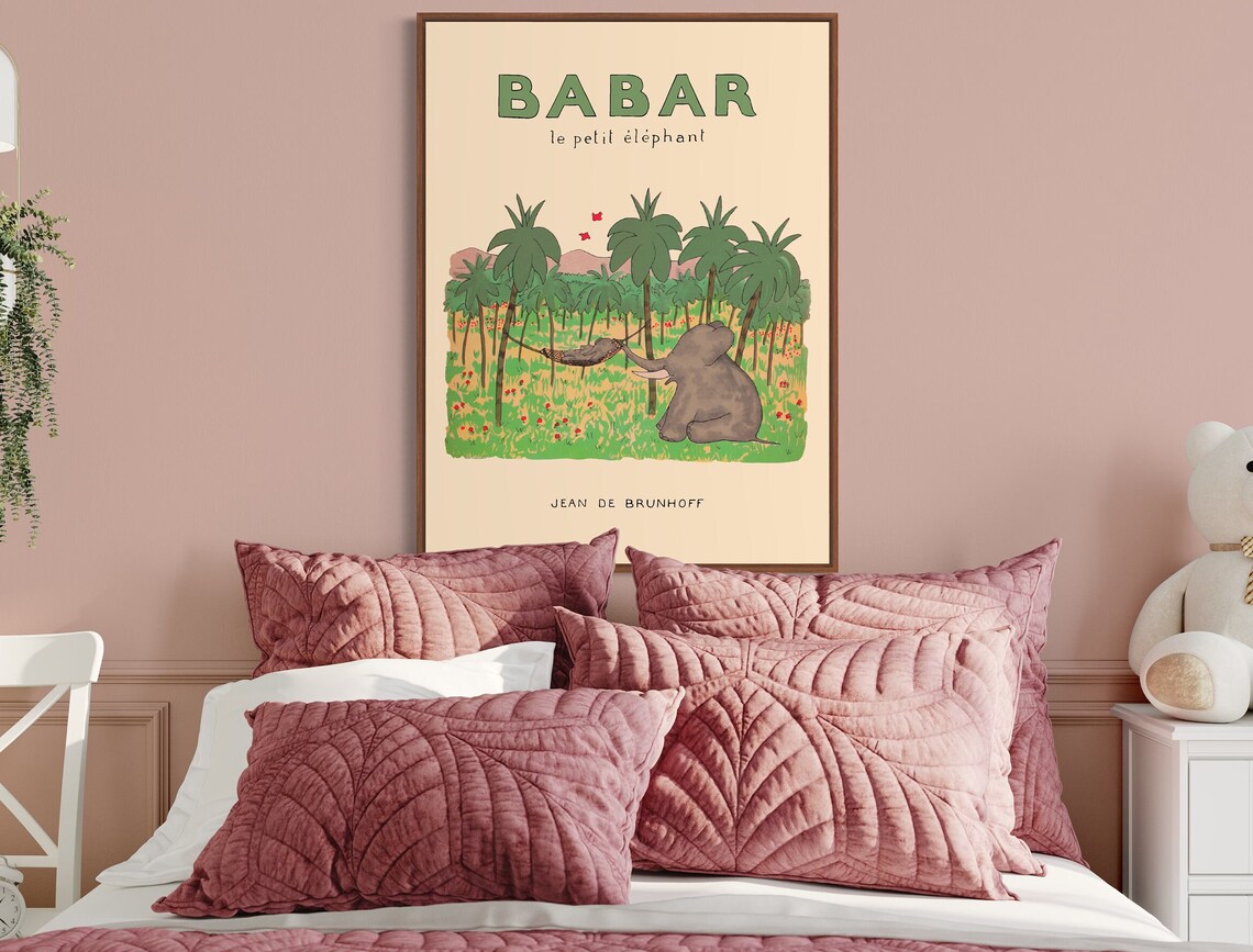 Babar The Elephant - Nursery Art - Image 4