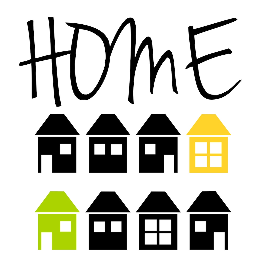 Home Sweet Home Typography Art Print, Housewarming - Image 3
