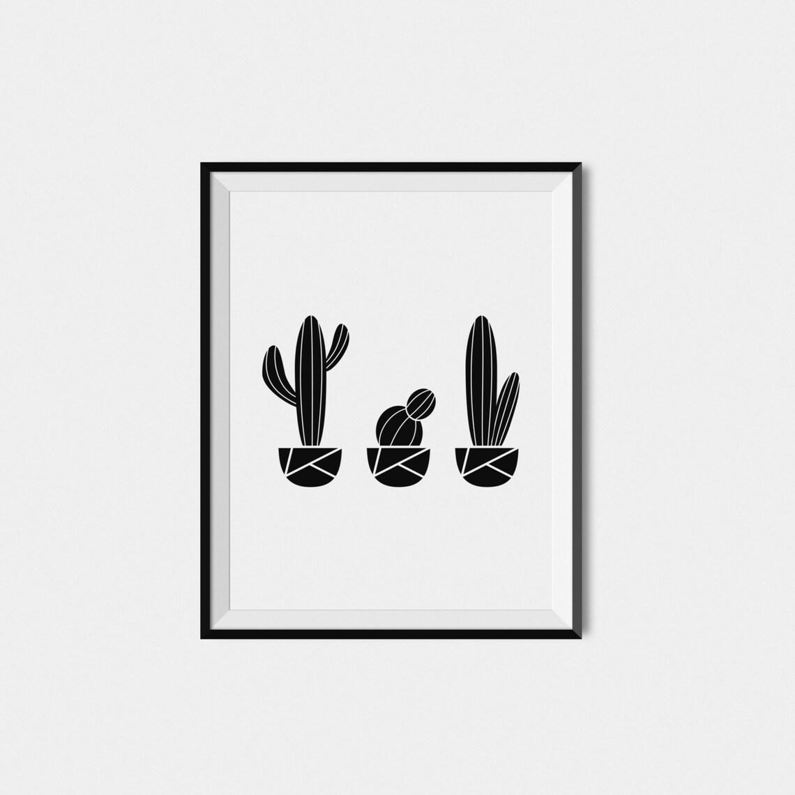 Cactus Modern Wall Art Print, Home Decor Poster - Image 2